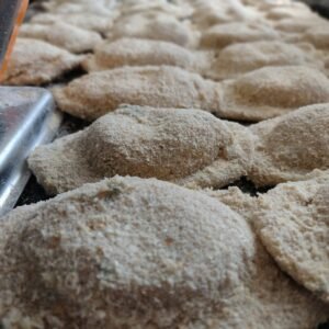 Milanesas de soja rellenas